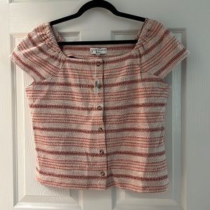 Size large texture and thread madewell shirt